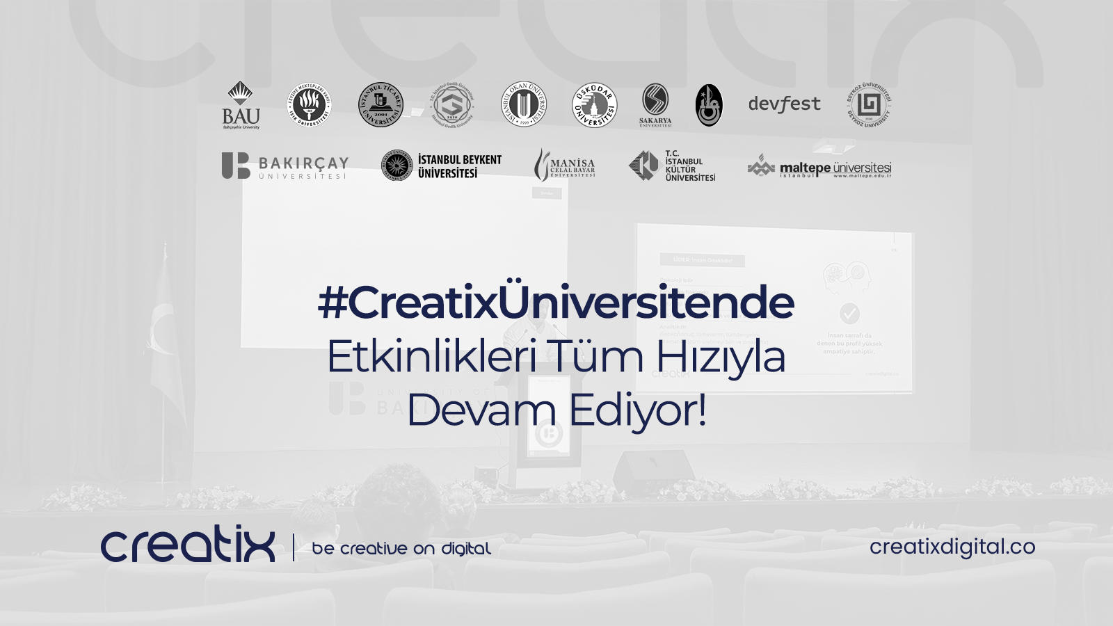 #CreatixÜniversitende Etkinlikleri Tüm Hızıyla Devam Ediyor!